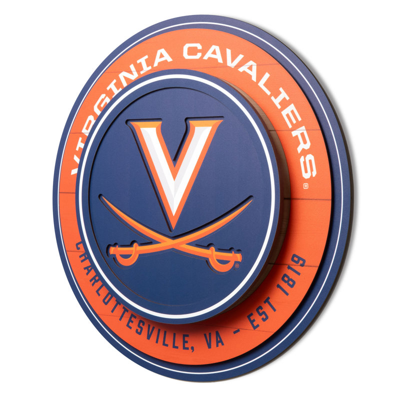 NCAA Virginia Cavaliers 3DX Circle Wall Art