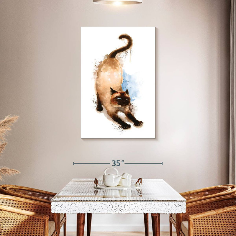 Siamese, 45" H x 30" W