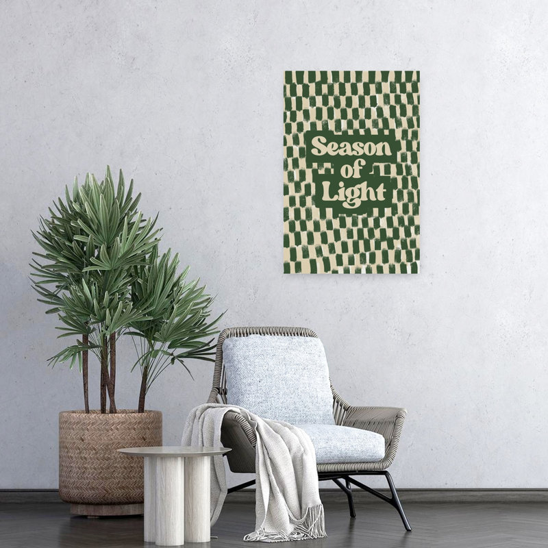 «Seasonoflight Abstract Modern Winter», impression murale, 24" H x 16" W