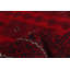 Tapis décoratif en laine rouge/bleu marine de conception unique noué à la main New Age 6 pi 7 po x 9 pi 2 po CEIT