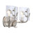 Floriant 2-Light Vanity Light with Hammered Water Glass-357638396