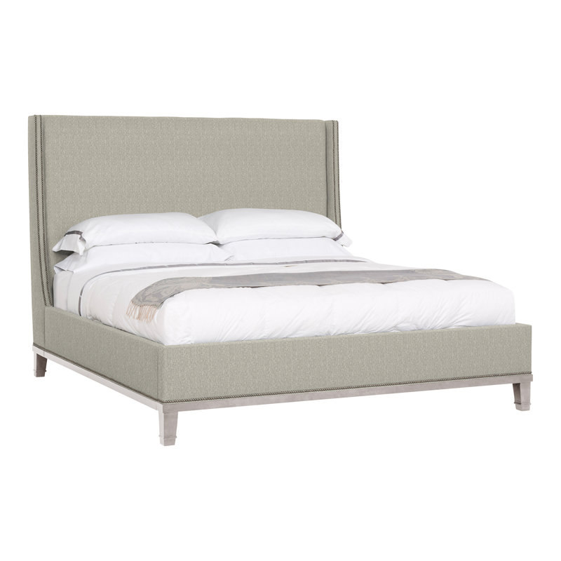 Michael Weiss Cleo California King Bed, Dove Gray, Ian Smoke, Yes