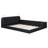 Queen Size Upholstered Platform Bed with 2 Reading Lights-1417474106