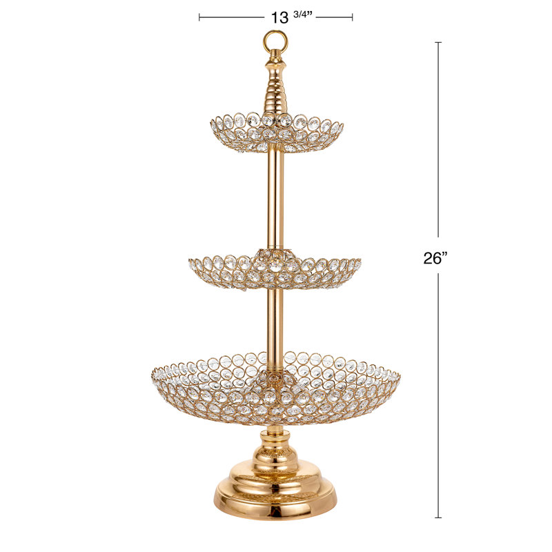 Berard Tiered Stand, Gold