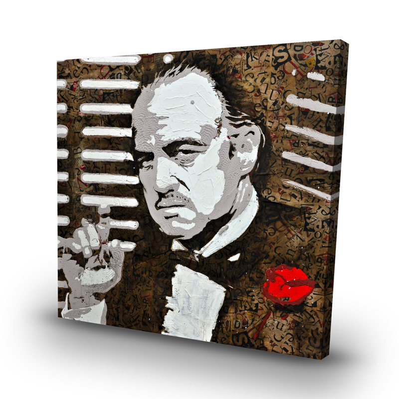 the godfather - 32"x32" art on canvas