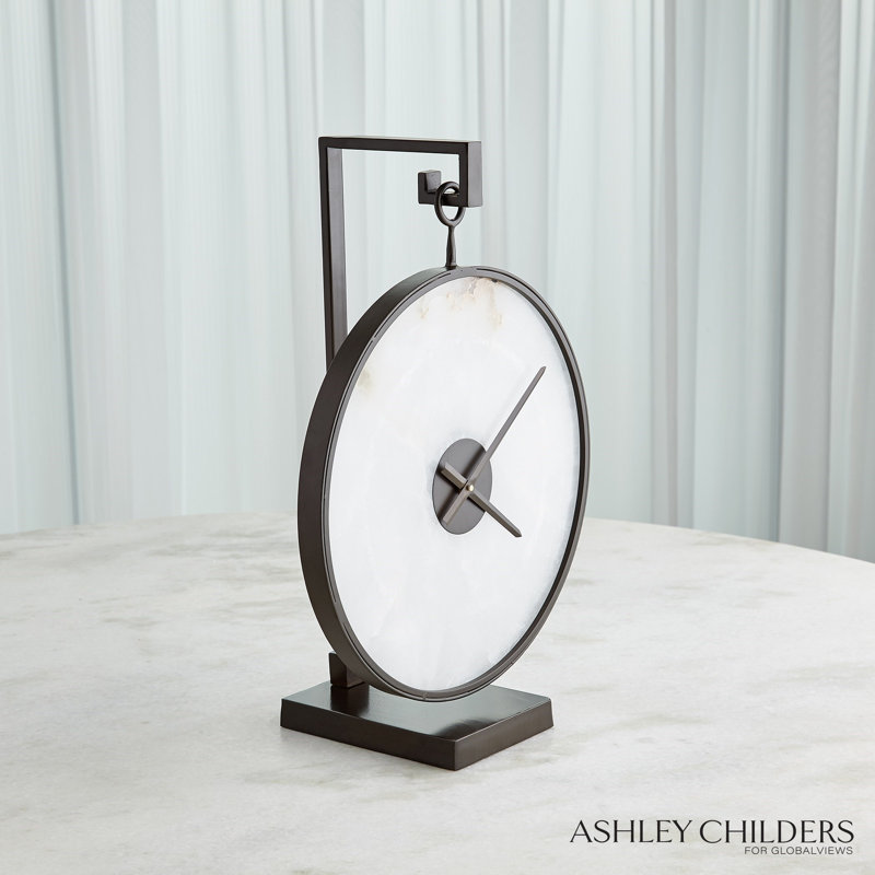 Anya Clock-Black/Bronze
