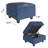 Tomario 25'' Fabric Storage Ottoman-472599289