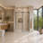 BCANHOME 56–60"W x 76"H Frameless Sliding Shower Door–10 mm (3/8") Tempered Glass with Tempered Glass (Matte Black)-124482002