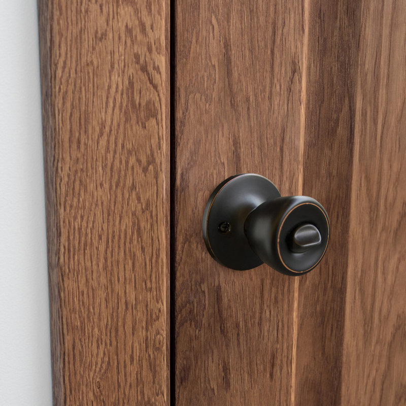 Terrace 6-Way Latch Privacy Door Knob, Oil Rubbed Bronze