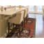 Tapis noir / brun / rouge unique 3 pi 9 po x 10 pi 6 po Adyant Adyant