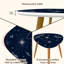 Ensemble de 2 tables basses gigognes Triangle
