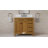 Marshall 36 in. Single Sink Freestanding Sierra Oak Bath Vanity with Carrara White Engineered Marble Top (Assembled)-696344624