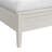 Arden Solid Wood Panel Bed - King, White Driftwood-87732042-87732043