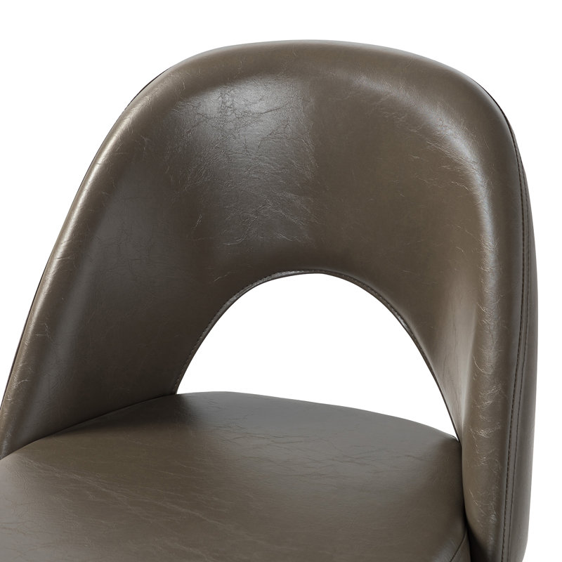 Tabouret de comptoir pivotant Elurd, gris, Tabouret de bar (siège d’une hauteur de 30 po)