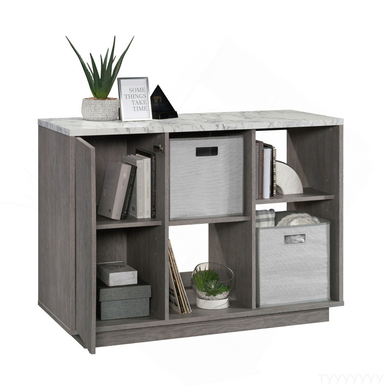 Accent Storage Cabinet, Gray Finish
