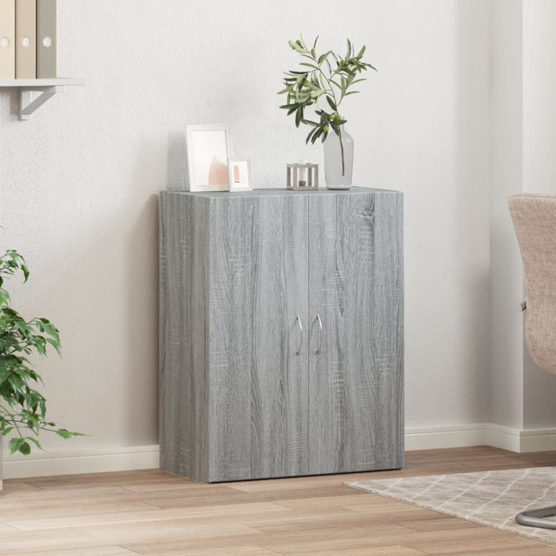 Storage Cabinet, Grey Sonoma