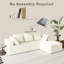 Canapé modulaire 106 po Cloud Comfort-117204225