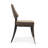 D'Orsay Velvet Side Chair in Smoky Taupe