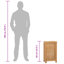 Solid Wood Laundry Hamper-1117528573