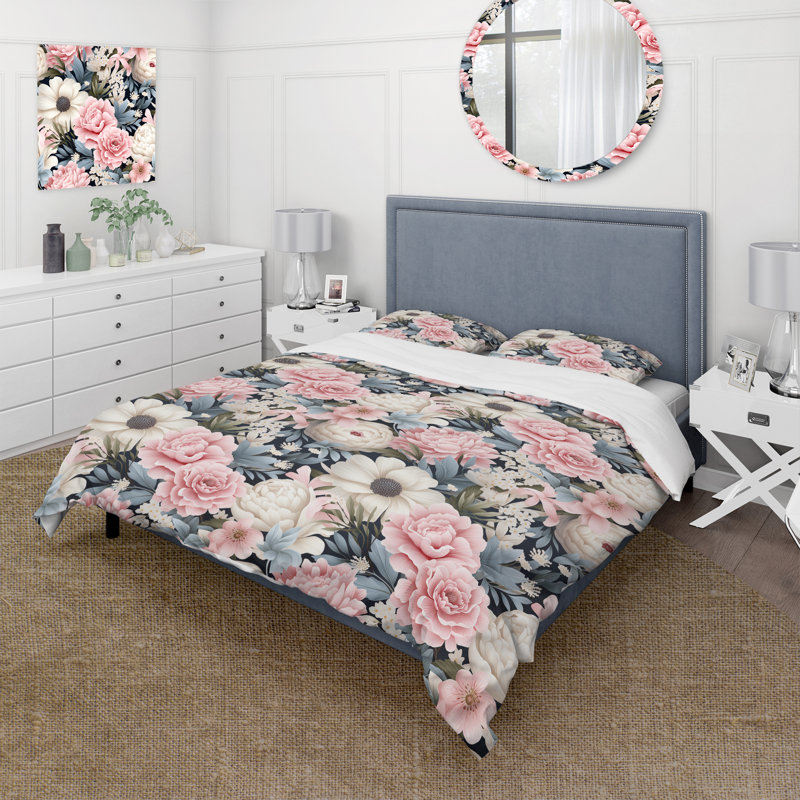 Ensemble de housse de couette Boho, Housse de couette simple + 1 taie décorative stan