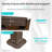 Durable Steel Canopies & Gazebos With Frame, Modern Brown Design For Backyard