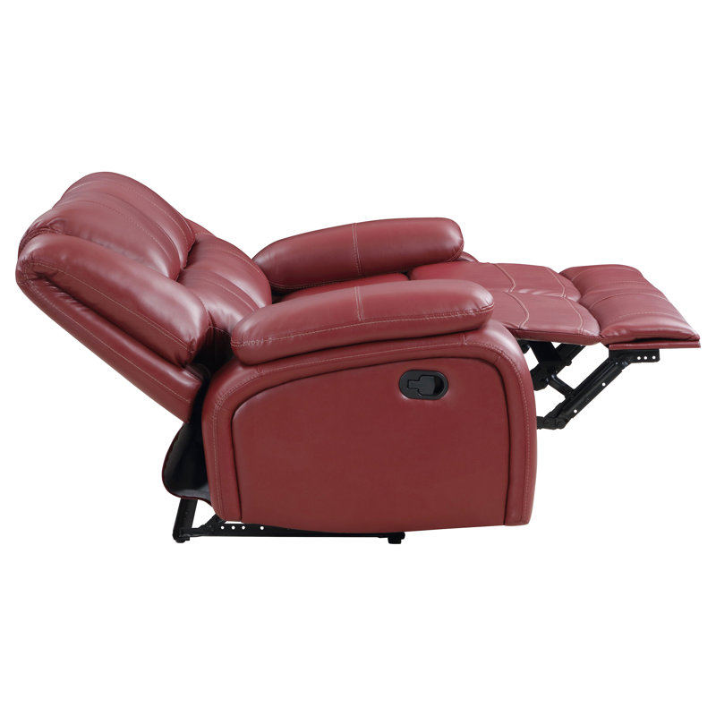 Causeuse inclinable Elodie, Rouge