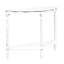 Console en forme de demi-lune de 42 po avec plateau et pieds ouverts-366732925