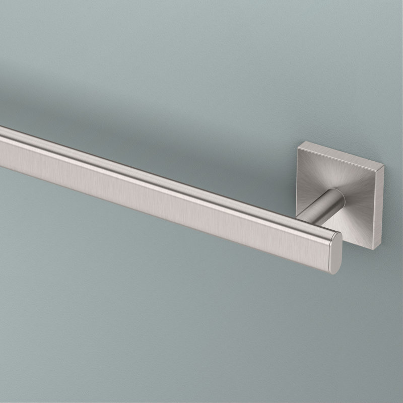 Barre à serviettes Elevate, Nickel satiné, L 12 po