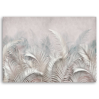 3D Palm Leaves 1 Piece Wall Art on Canvas