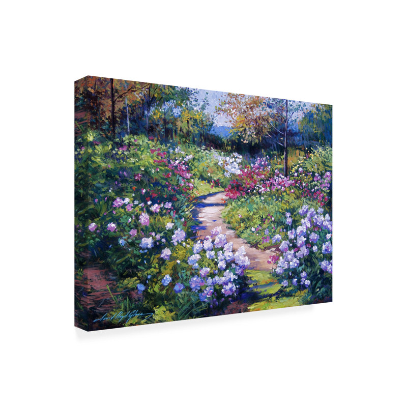 Art mural sur toile tendue - David Lloyd Glover «Natures Garden» pour décoration de salon, de chambre à coucher ou de bureau - 24 x 32