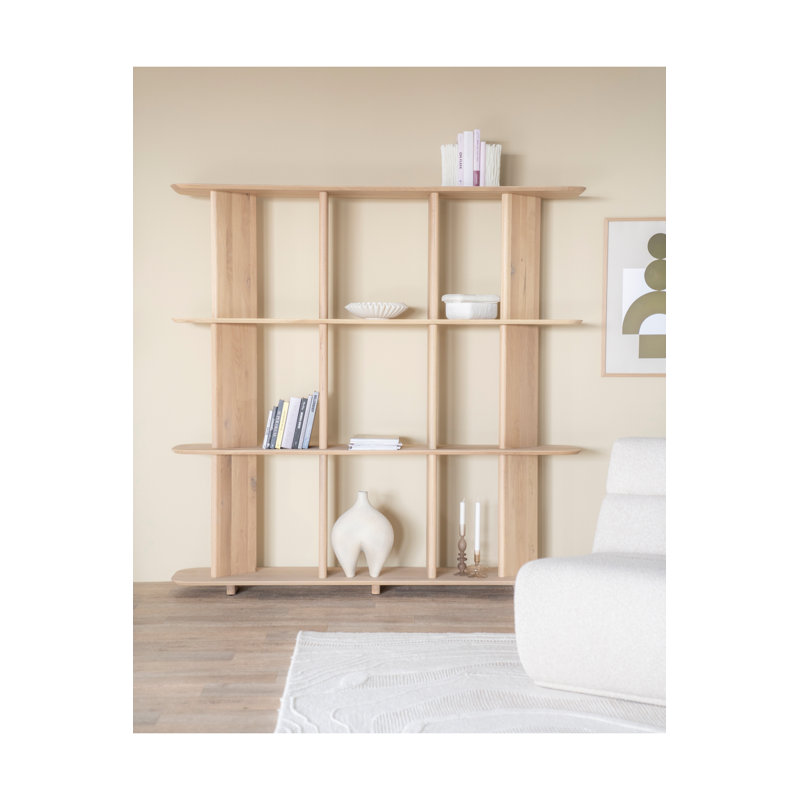 Wall Shelf Bookcase, Natural