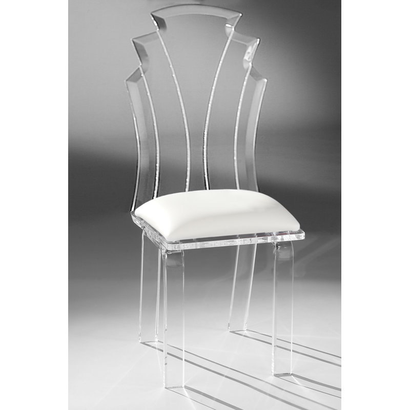 Maudell 19'' H Upholstered Side Chair, White