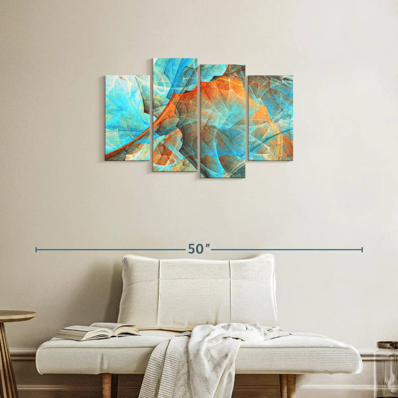 Abstrait numérique Avery Chill Out, H 22 po x l 36 po