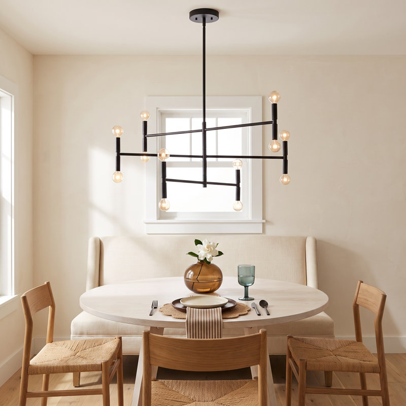 Mansi 12 - Light Dimmable Sputnik Chandelier