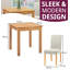 Madelynn 2 - Person Solid Oak Dining Set-129994709-101956046