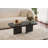 Sturdy Black Metal Coffee Table, 47.2 x 17.7 x 17.3 inches | 100% Durable Steel Construction, Sleek Industrial Design | Perfect for Living Room, Modern Home Decor, Stylish and Functional Furniture-1722514320