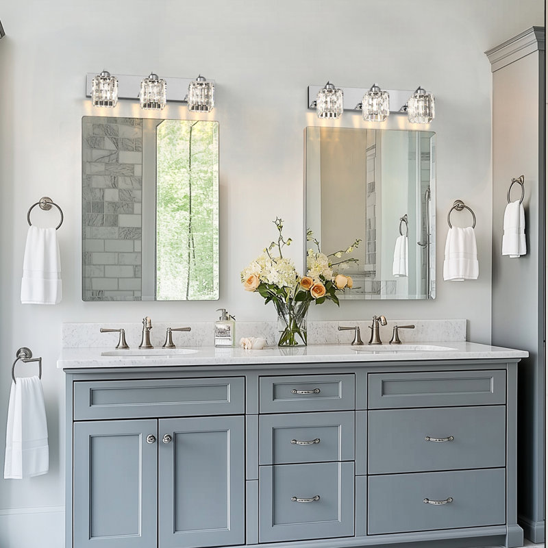 Sanfiel 3 - Light LED Vanity Light, Chrome, 3