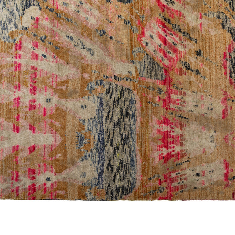 Orange Alchemy Transitional Silk Rug - 11'x15'