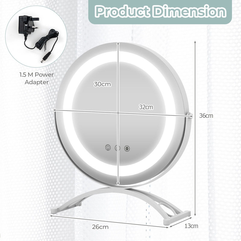 Tasha Metal Flat Floor Mirror