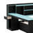 Gaming Daybed System with Desk, Lights, 3 Storage Drawers, Charging Station and Headboard Bookshelf-1852373952-1852373958