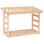 Firewood Rack 108x64.5x78 cm Solid Wood Pine-92590411