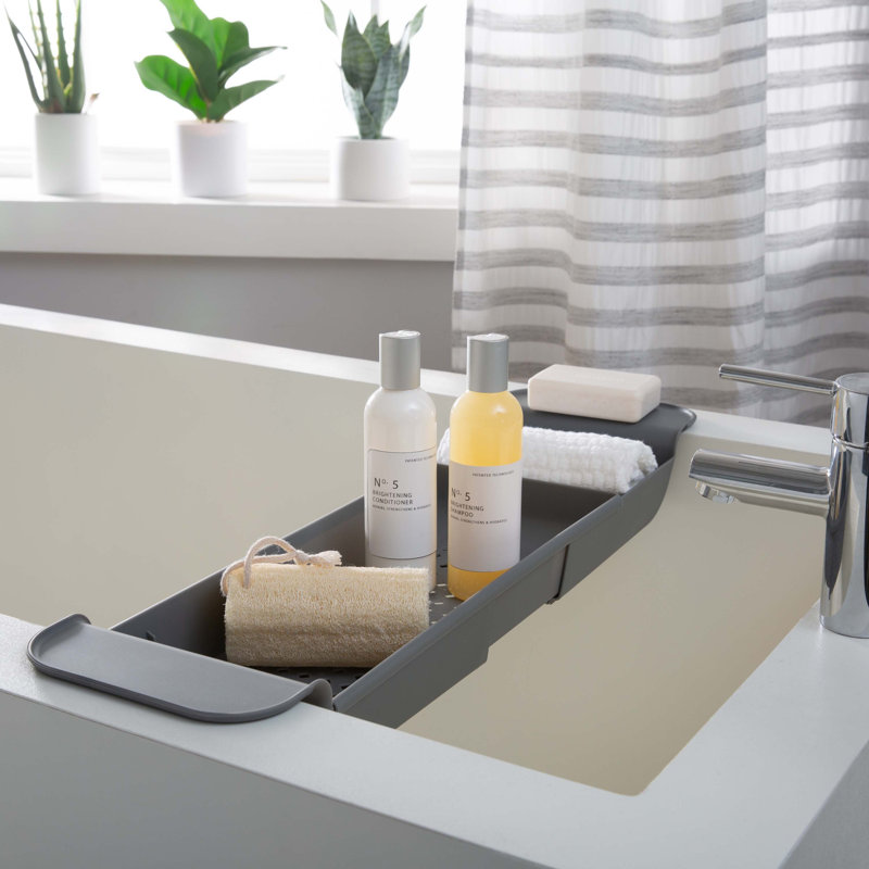 Serviteur de bain autoportant Eisine, gris