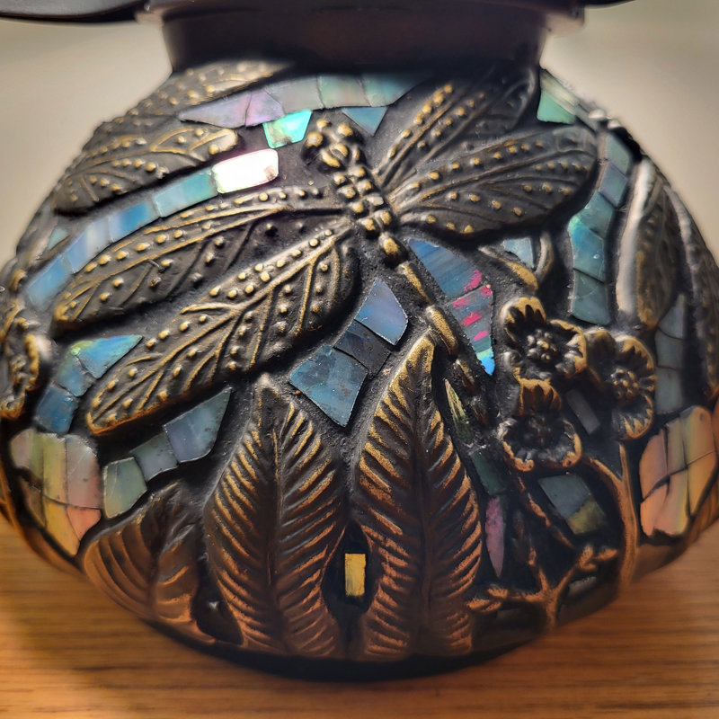 Lampe de table libellule Tiffany