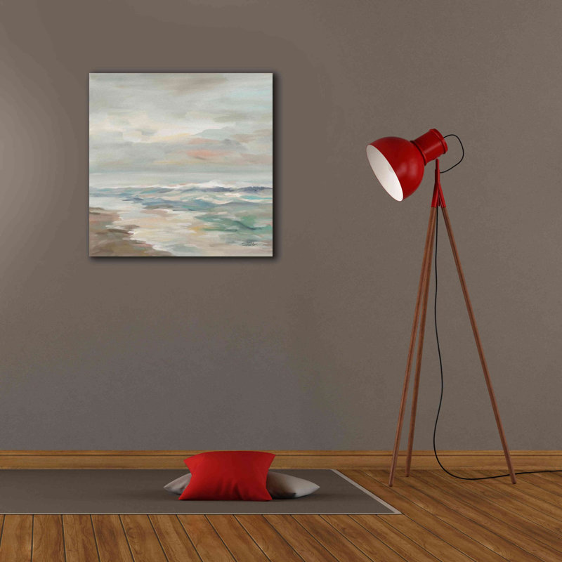 «Pastel Tide» par Silvia Vassileva, art mural sur toile, H 26 po x l 26 po x P 1,5 po