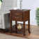 Johnessa 2 Drawer End Table with Shelf with Solid Wood Legs