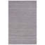 Tapis gris en laine / coton touffeté à la main Elona-749931005