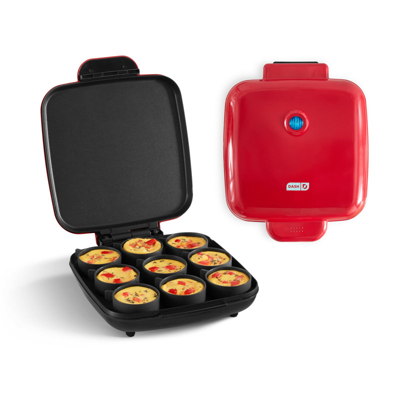 Dash Family Size Egg Bite Maker, Red