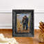 Cadre photo 3 pièces noir style Heritage pour photos et manteau 11 po x 14 po