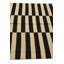 Tapis noir et blanc 4 x 6 Petrella