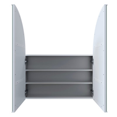 Two Door Steel Frame Arch Shape Medicine Cabinet